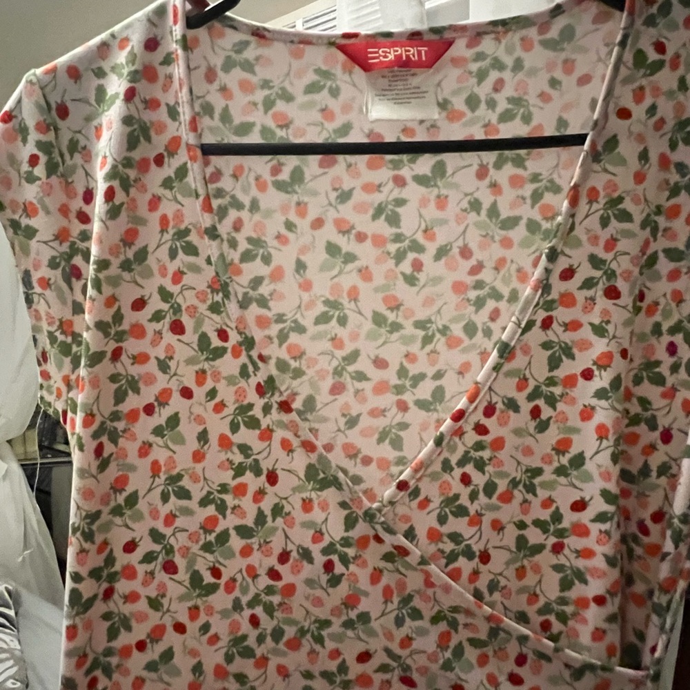 Vintage strawberry esprit dress